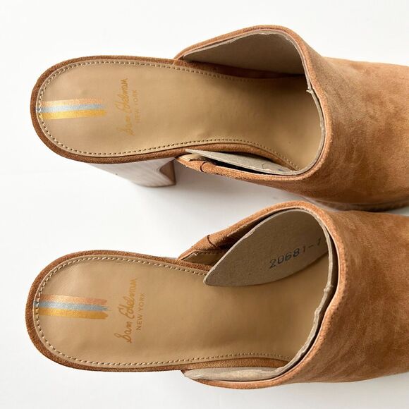 NEW Sam Edelman Shiloh Heeled Mule in Frontier Brown Size 9.5 - Picture 5 of 7